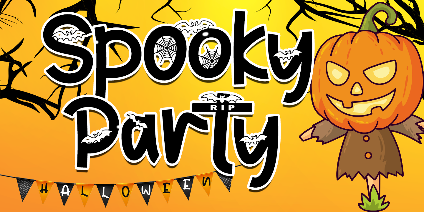 폰트 Spooky Party